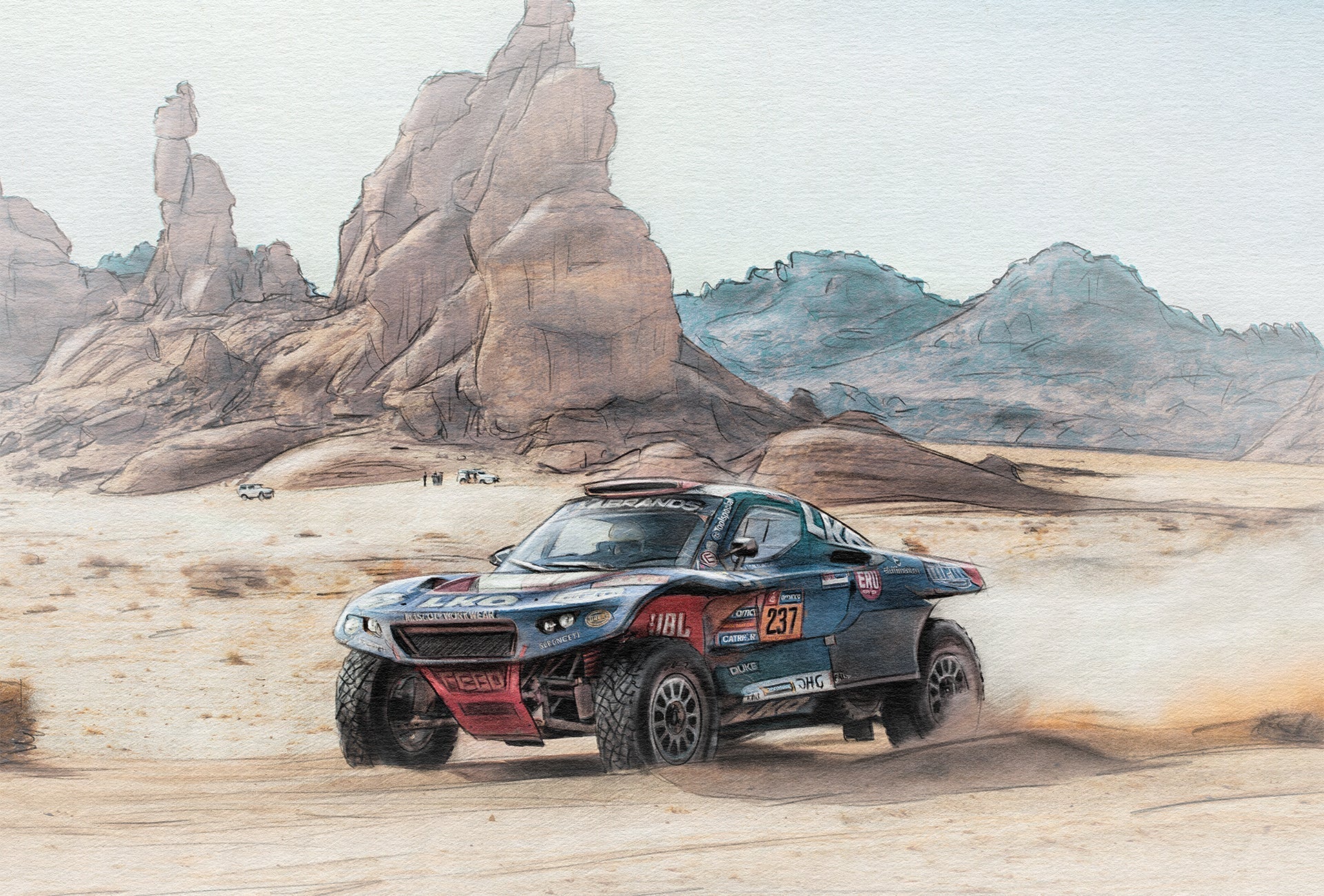 Tim & Tom Coronel at Dakar 2025