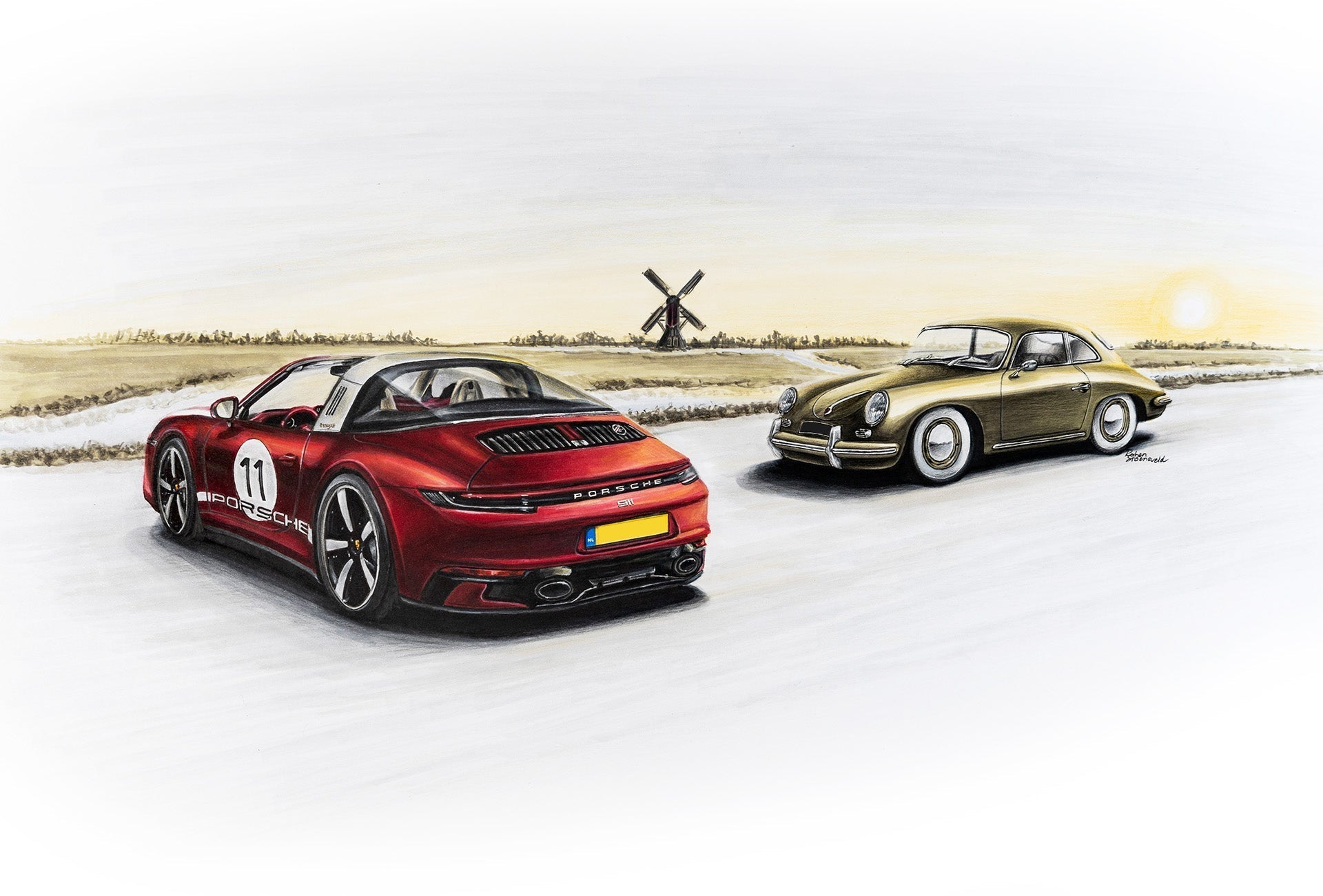 Porsche 356 & 992 Targa Heritage Edition