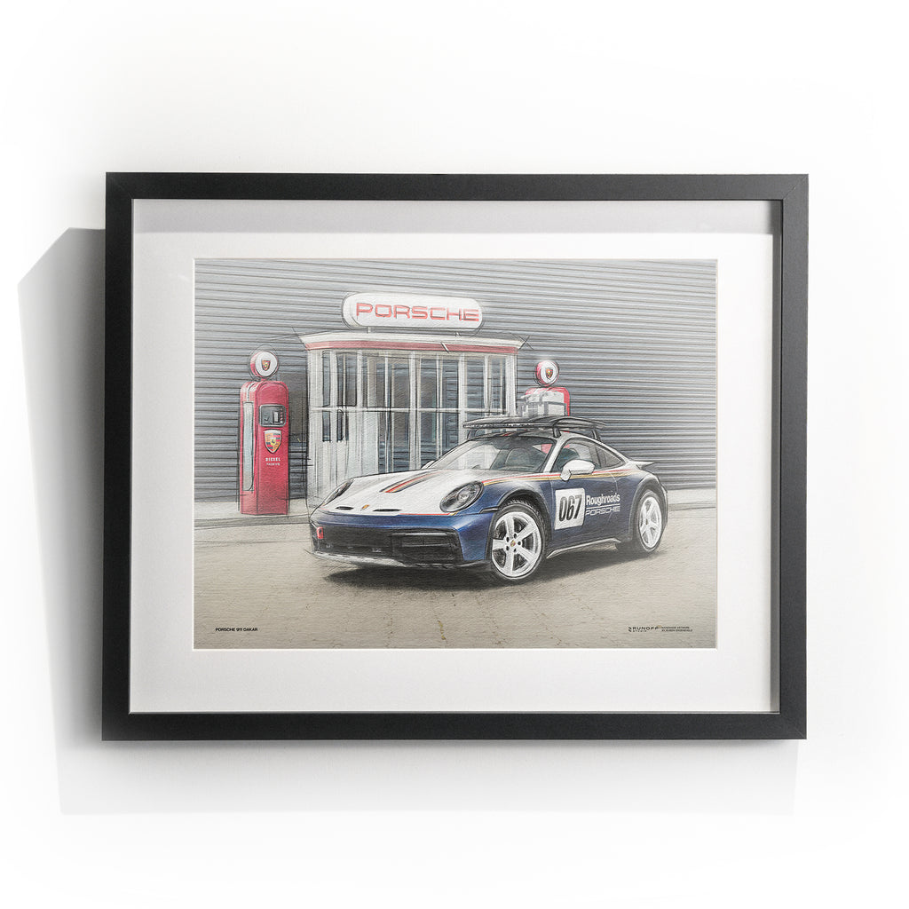Gepersonaliseerd kunstwerk Porsche Centrum Gelderland Cars & Coffee