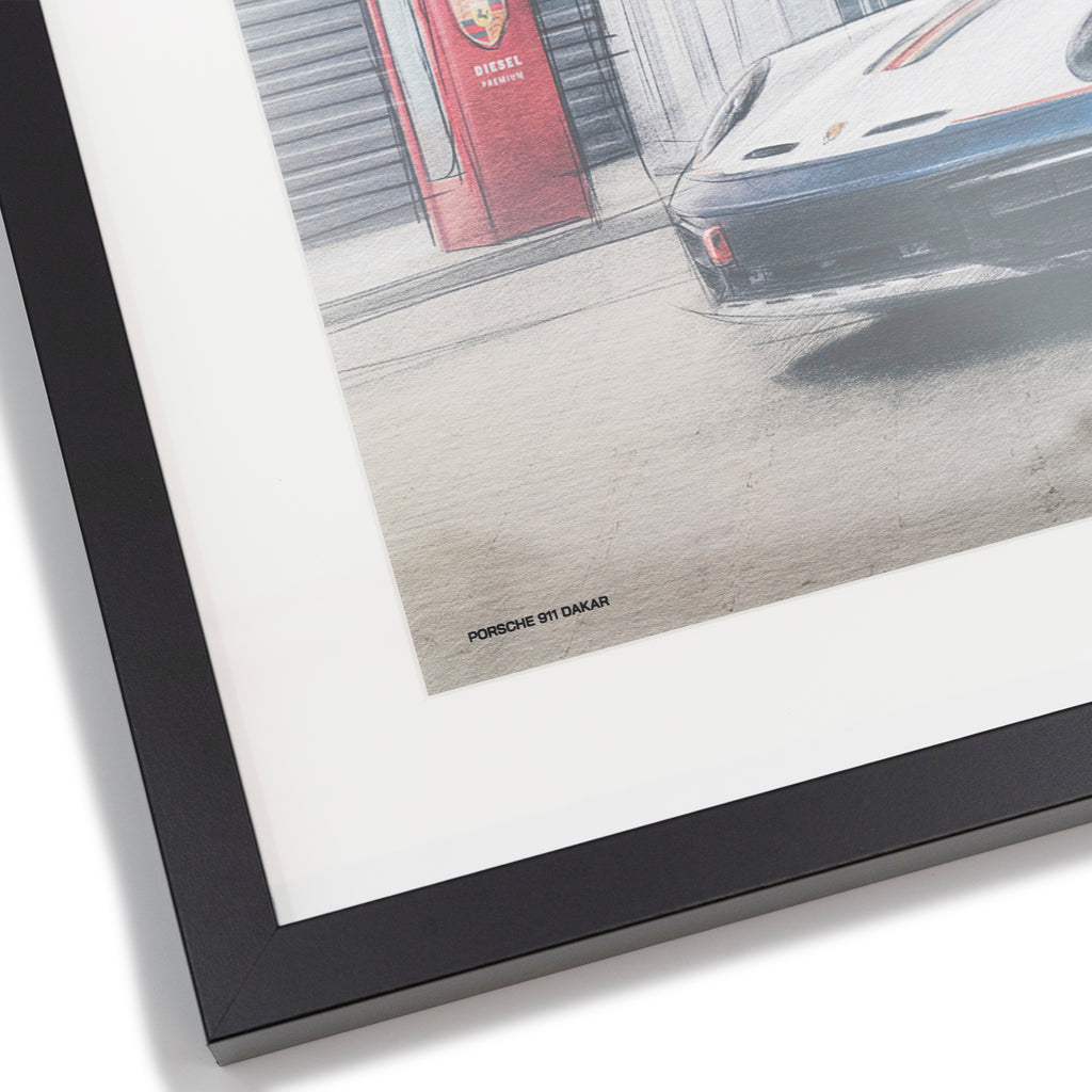 Gepersonaliseerd kunstwerk Porsche Centrum Gelderland Cars & Coffee